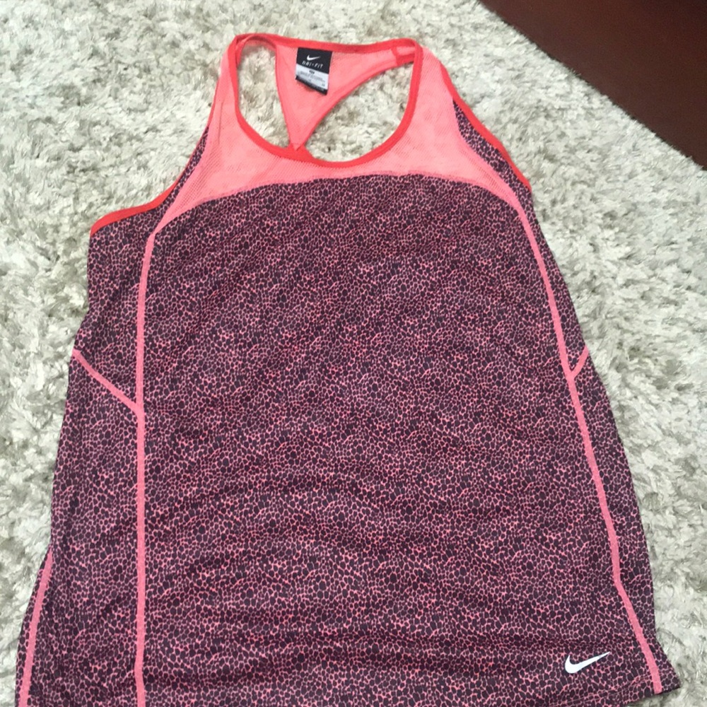 Nike patterned size M running tank top